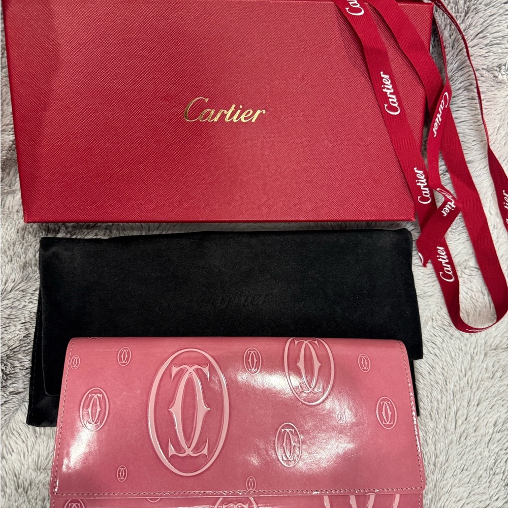 Cartier birthday wallet with box and dust bag